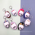 Wholesale Creative Plush Cute Owl Key Chains Animal Pendant Promotional Gift